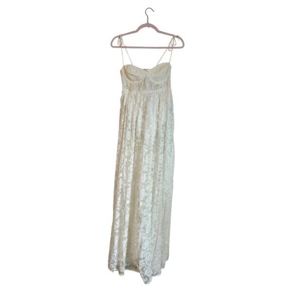 For Love & Lemons Lorena Lace Sheer Maxi Dress - Picture 3 of 6